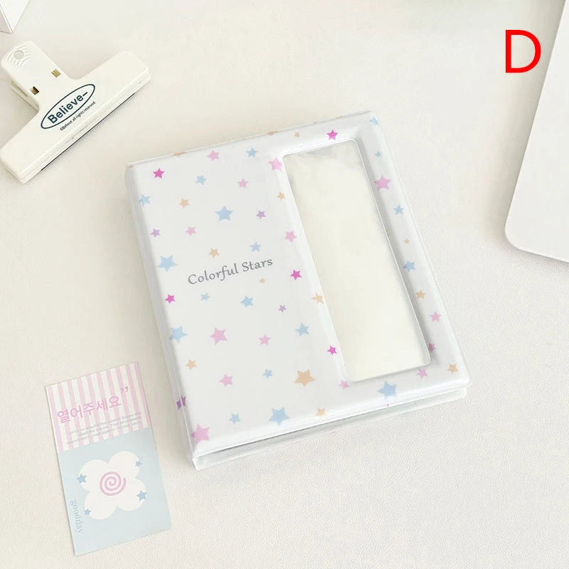 Cartoon Photo Booth Album For 40 Pcs 2x6 Inch Photo Strips Bookmark 20 Pcs 4x6 4R Photo Holder Small Card Storage Book. Qme D