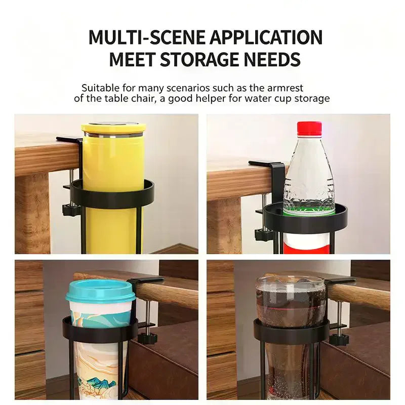 Fixed Water Cup Holder Office Desktop Storage Clip Qme