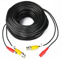 1PCS 5-50m BNC+DC Extension Cable Video Power Integrated Cable BNC Connector Cable Video Power All-in-One Line Qme Black25M