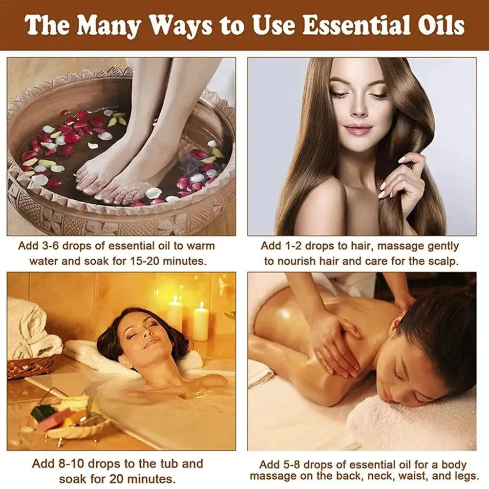 Ginger Essential Oil Massage Moisturizing Hydrating Pure Plant Body Qme