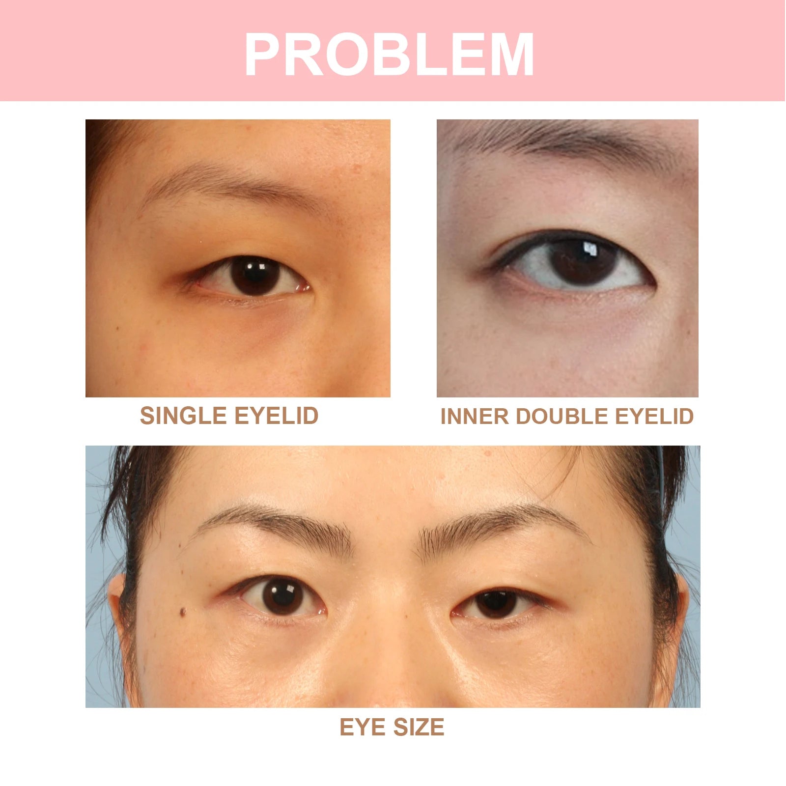 Double Eyelid Styling Cream Natural Invisible Eye Lift Eyelid Adhesive Cream Quick-Drying Long Lasting Eyelid Glue With Y Stick Qme