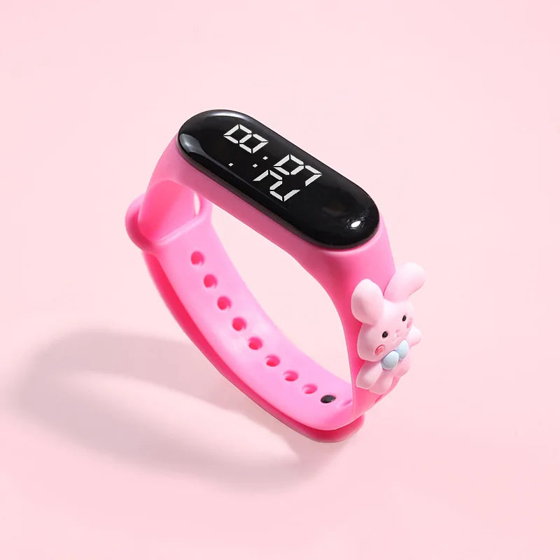 Kids Watch Watch Reloj Smart Watch LED Children Watches Bracelet Cartoon Digital Ladies Watch for Girls Waterproof Clock Gift Qme E