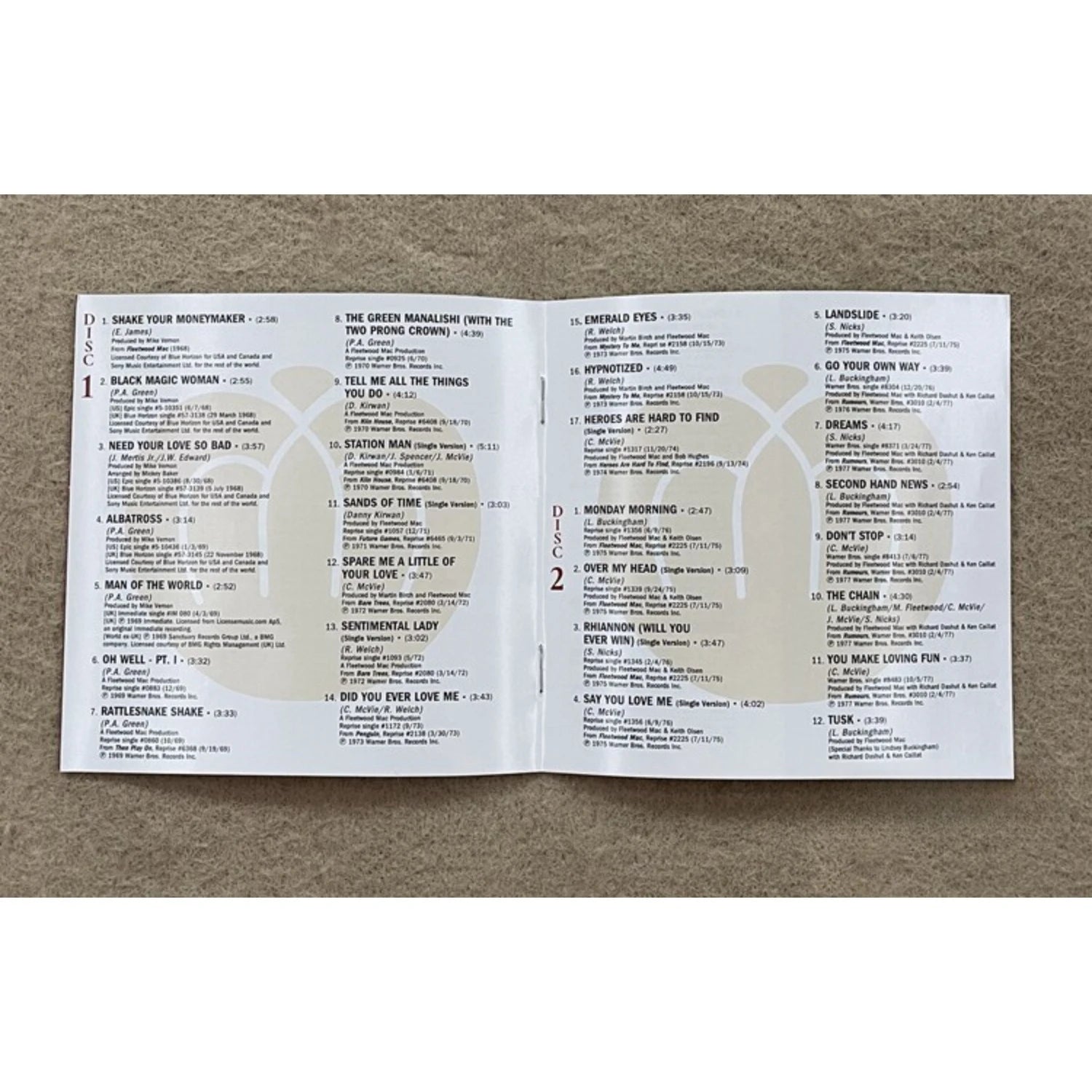 Classic Rock Band 50th Anniversary Compilation 3CD Set, Featuring All Studio Album Masterpieces & 50 Timeless Hits Qme