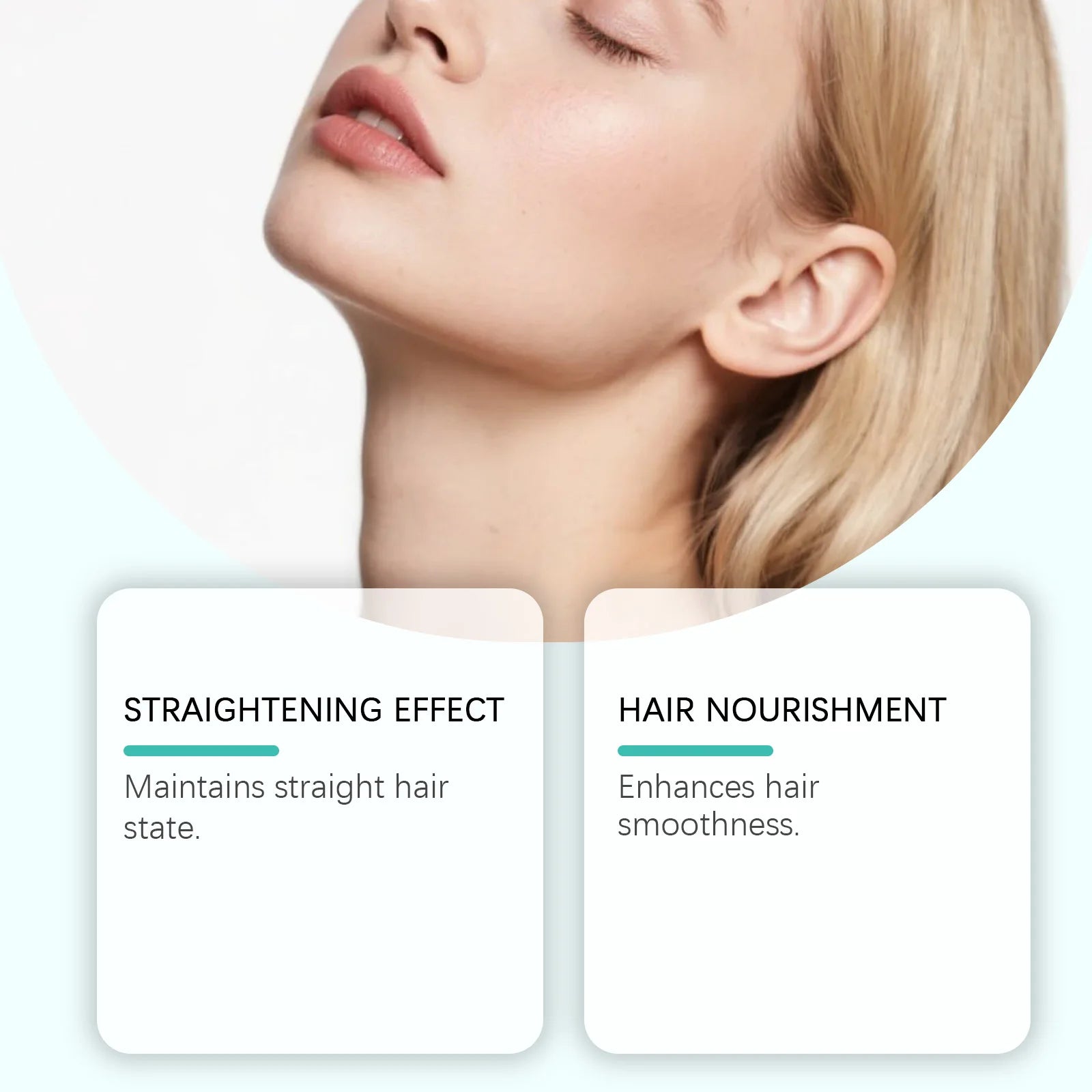 Hair Straightening Cream Nourish Dry Damaged Protein Correction Qme