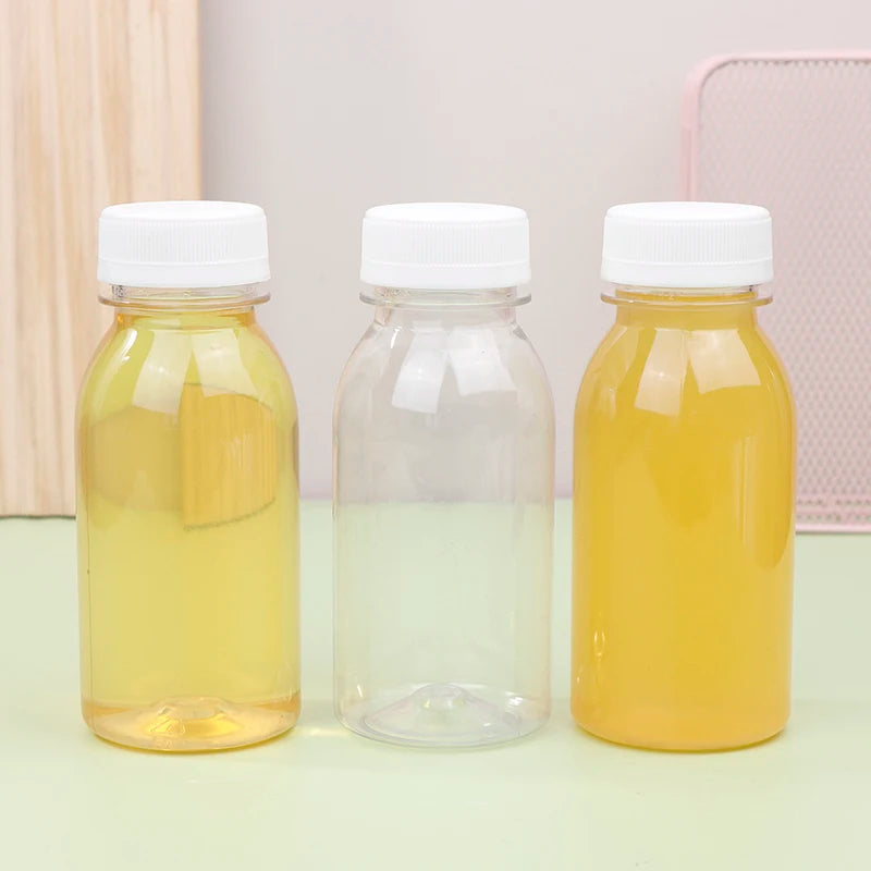 Lid Portable Empty Water Bottles Transparent Kids Bottle Plastic Qme