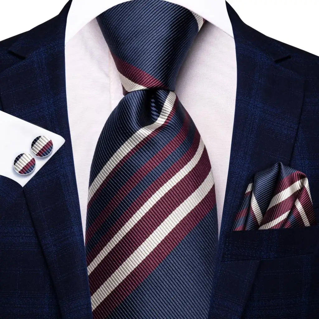 Designer Elegant Mens Ties Gentlemen Purple Novelty Luxury Men Qme 3761