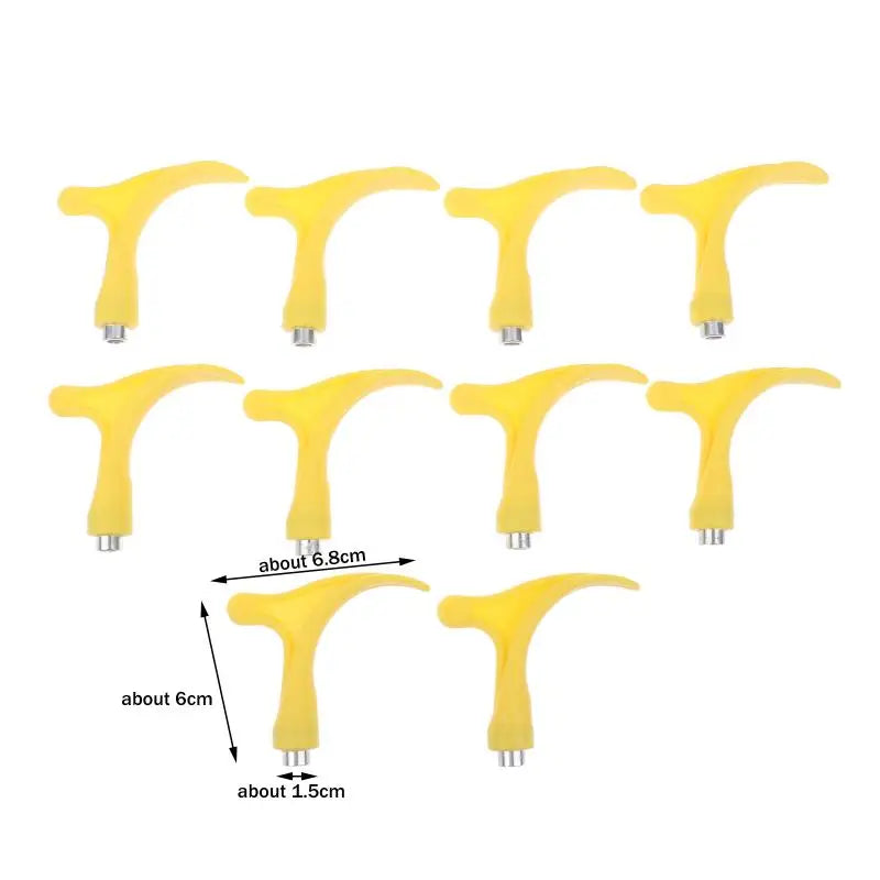 Track Wrench Track Field Shoe Spike Wrench Running Shoes Studs Removing Gear Staple Remover Practical Accessories Qme 10PCS