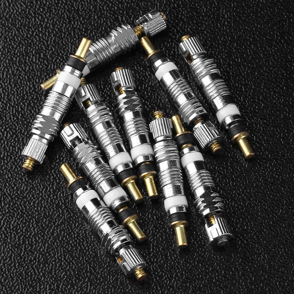 5-30PCS Bicycle Removable Valve Core Bike Replacement Brass Tubeless Core for Road MTB Bike for Road MTB Bike Repair Tools Qme