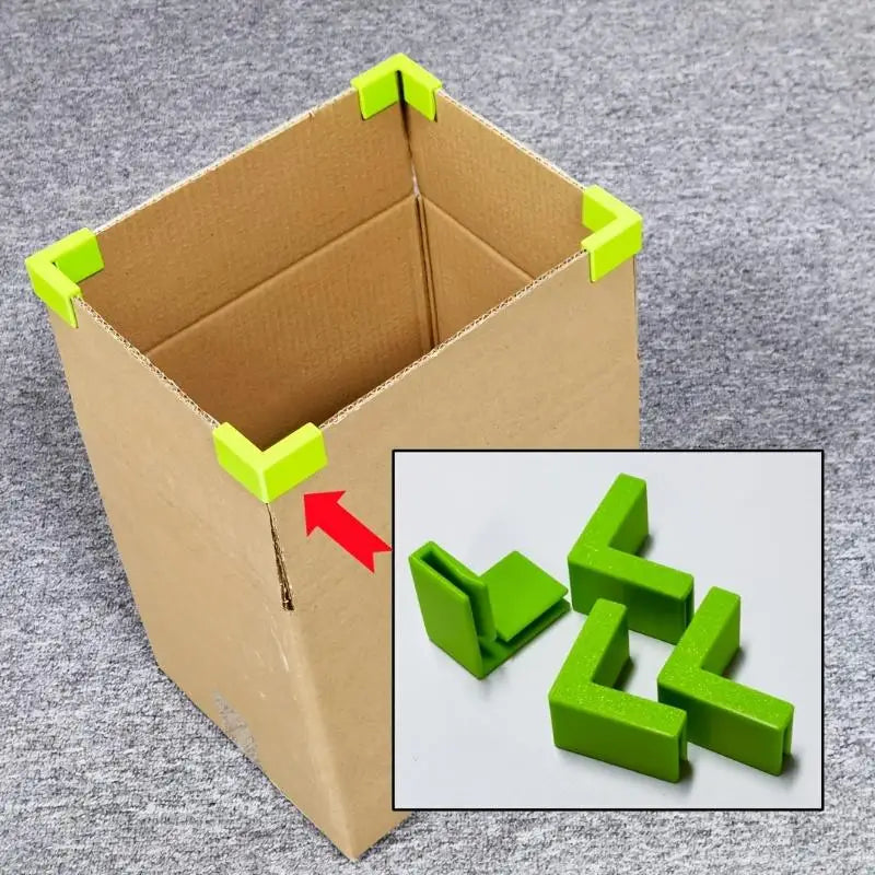Durable Right Angle Carton Corner Clips Reusable Corrugated Box Edge Qme