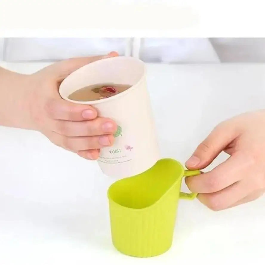 3PCS Disposable Paper Cups Drag Thick Cup Holders Plastic Cup Holders Hot Water Insulation Cup Holders Cup Holders Wholesale Qme