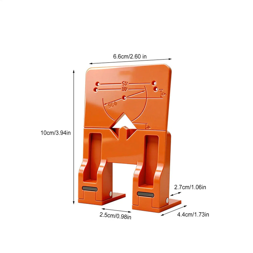 Door Hinge Jig Magnetic Alignment Tool Cabinet Spacer Carpentry Qme