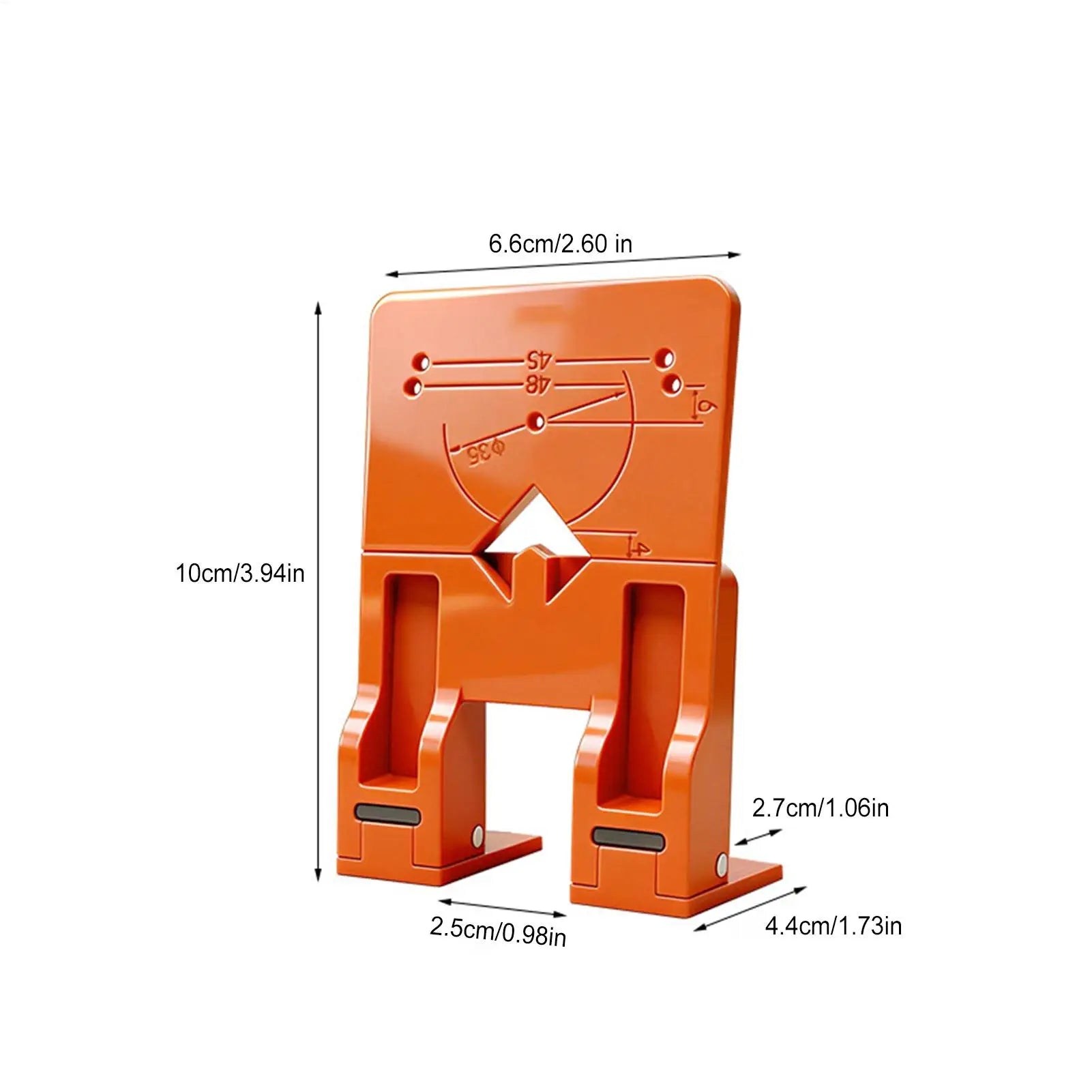 Door Hinge Jig Magnetic Alignment Tool Cabinet Spacer Carpentry Qme