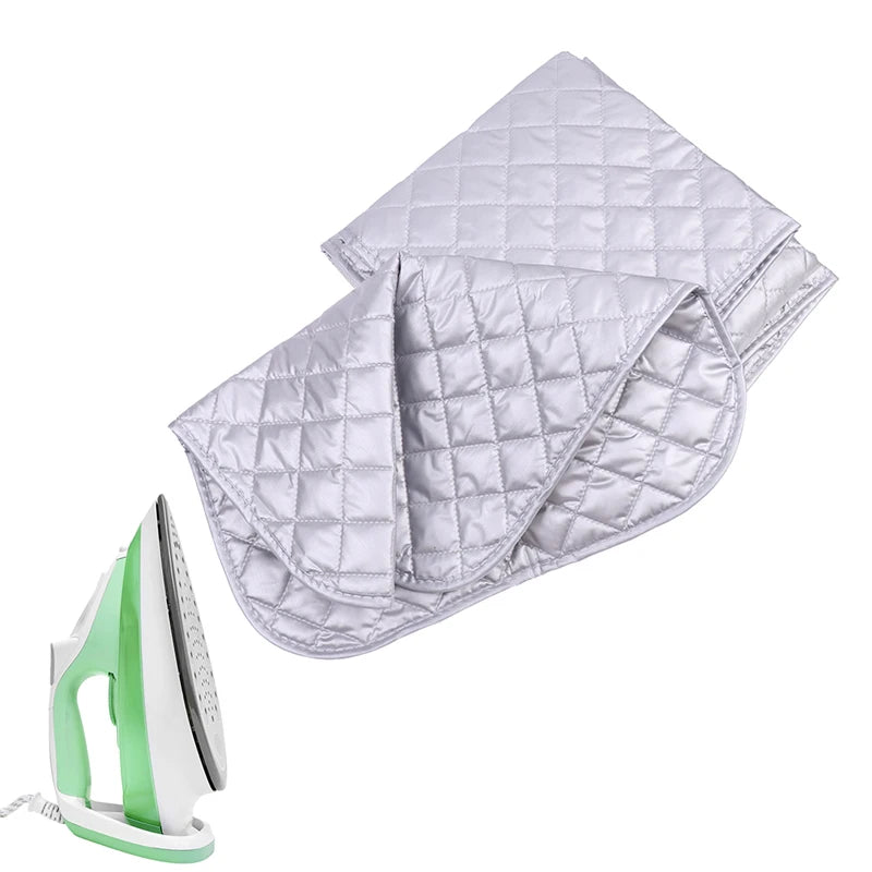 Table Top Ironing Mat Laundry Pad Portable Travel Clothes Protector Board Press Heat Blanket Iron Board Alternative Cover Qme