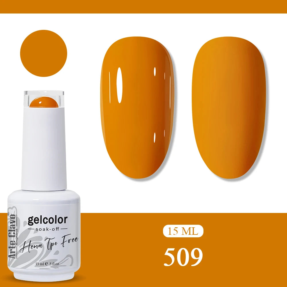 Arte Clavo Rainbow Gel Nail Polish Semi Permanent Art UV LED Lamp