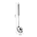 Stainless Steel Turner Long Handle Slotted Shovel Non-stick Steak Qme A5