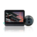 WiFi Door Peephole Viewer 4.3 IPS Screen Wireless Digital Door Bell Night Vision PIR Motion Detection for Home Security Qme Doorbell
