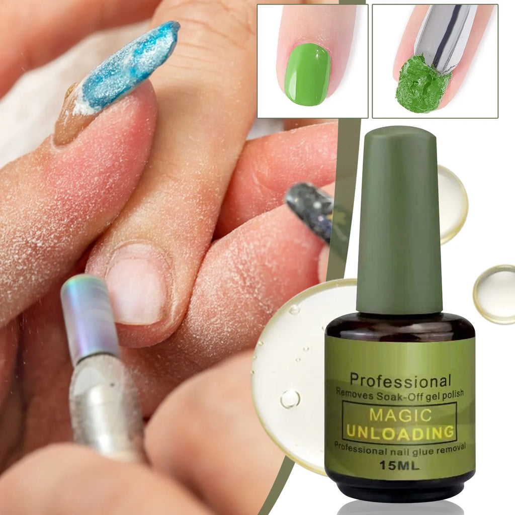 Nail Gel Magic Remover Soak Off Polish Delete Primer Acrylic Clean Qme