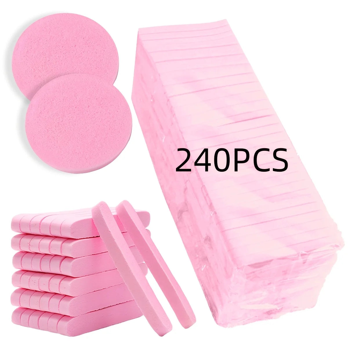 Facial Sponges Compressed Washing Face Sponge Pads Exfoliating Masks Qme 02