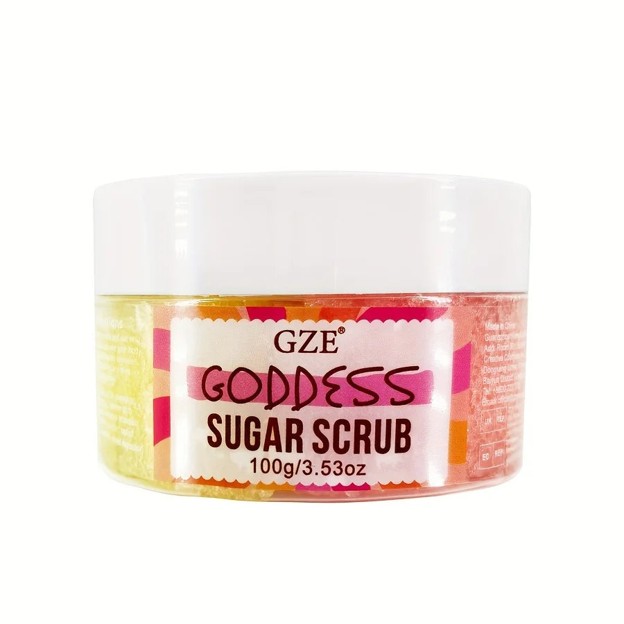 Goddess Body Sugar Scrub - Skin Care Exfoliating Scrub - Moisturizing Body Polish Scrub for Skin, Cellulite, Dead Skin Qme GZE216