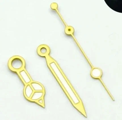Modified Watch Hands Green Luminous Logbook Needle Silver Gold Rose Watch Accessories for NH35/NH36/4R/7S Movement Qme G