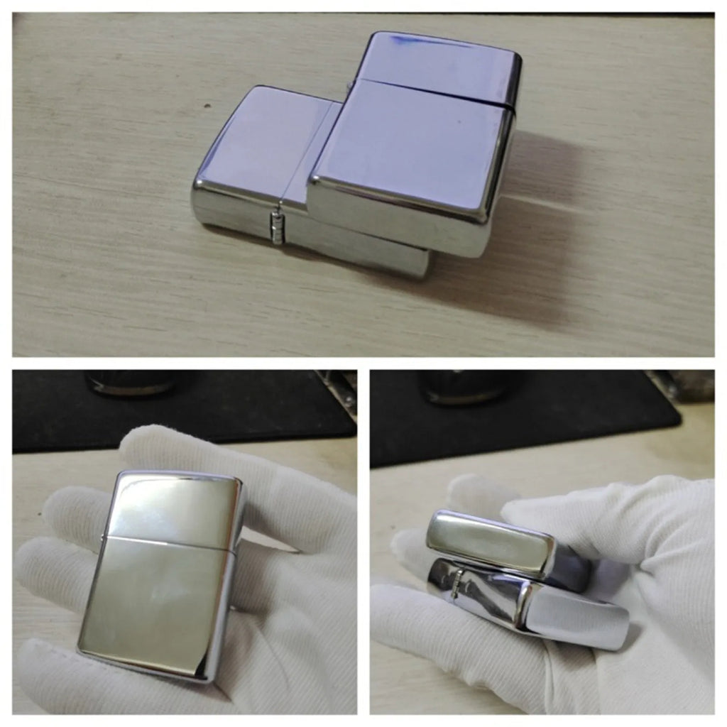 Lighter Cigarette Case Copper Dustproof Moistureproof Universal Lighter Case High-End Lighter Accessories Men Gift Qme