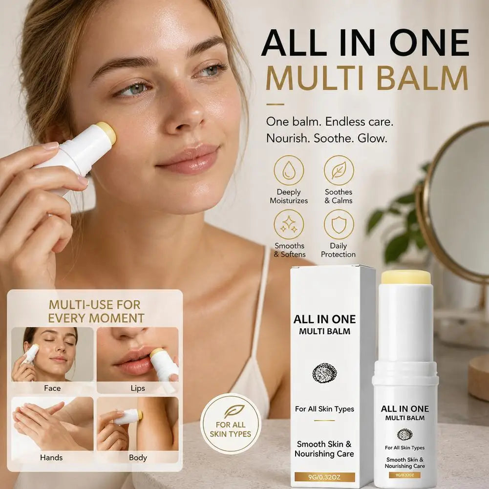 9g Black Truffle All-in-one Multi Serum Stick Moisturizing Glowy Finish Solid Skin Cream Relieve Dry Skin Enhance Elasticity Qme