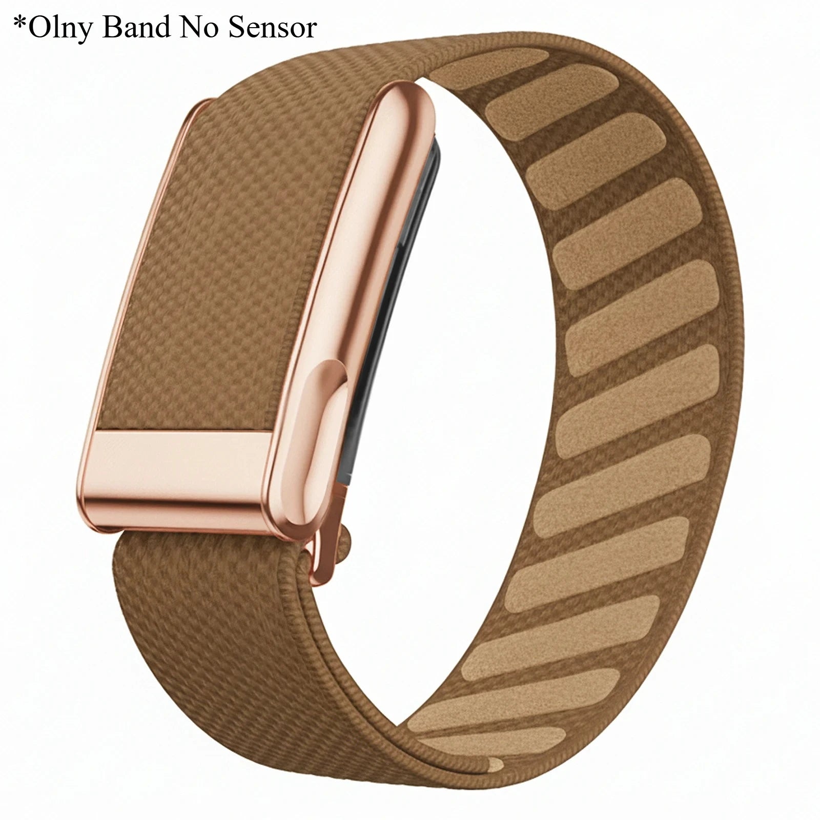 New Nylon band for Whoop 5.0 Strap for WHOOP 5.0MG Woven Elastic Sports Strap with Gold/Silver/Rose Gold metal frame Qme For Whoop 5.0MG-BrRG