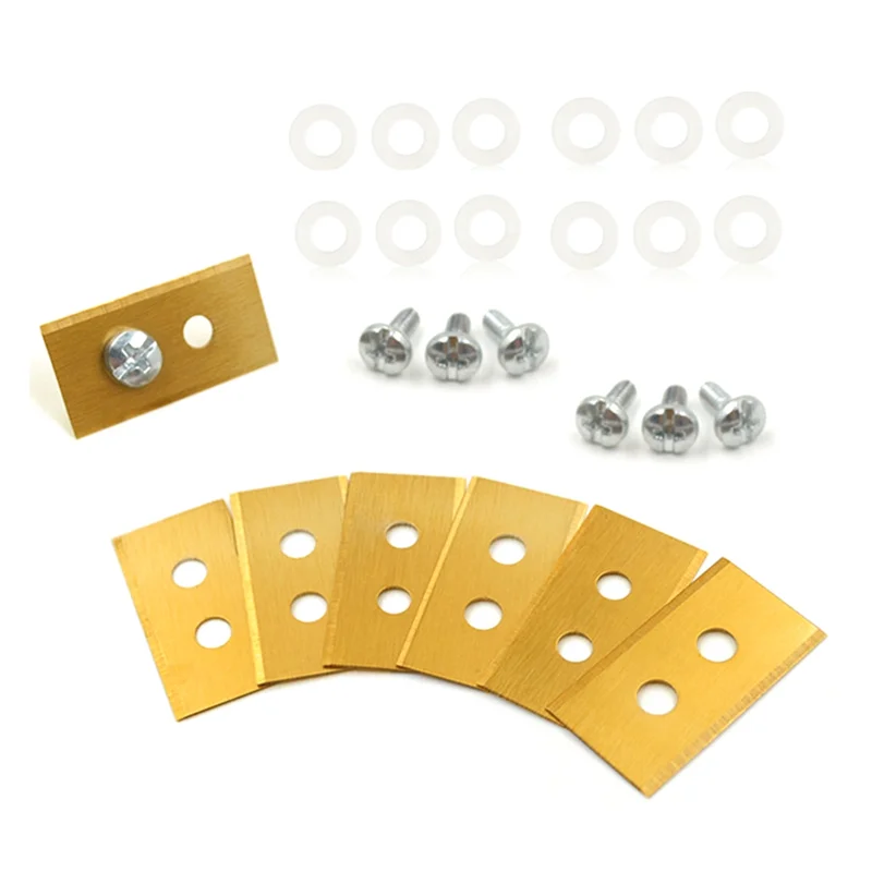 A02F-Robotic Lawnmower Replacement Blades- 9PCS For Mammotion Luba Yuka All Series Including Screwdriver Set Qme