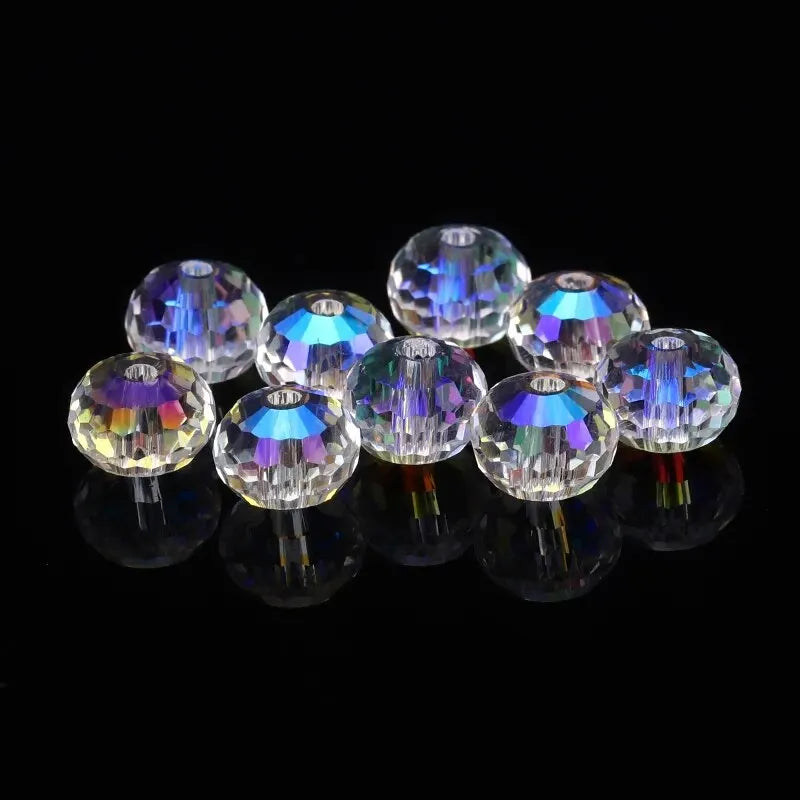 6mm 8mm Austria Crystal Beads 96 Faceted Round Loose Spacer Beads Qme 1 8MM-50PCS