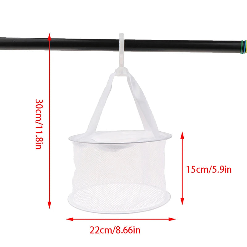 Drying Net Basket Mesh Pocket Hanging Rack Powder Puff Makeup Sponge Qme