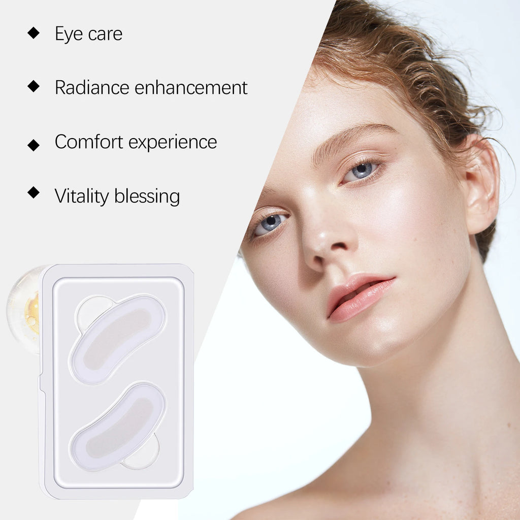 0.3mm Microneedle Eye Patches Mask Anti-Wrinkle Fade Eye Fine Lines Dark Circles Revitalizing Firm Moisturizing Retinol Eye Mask Qme