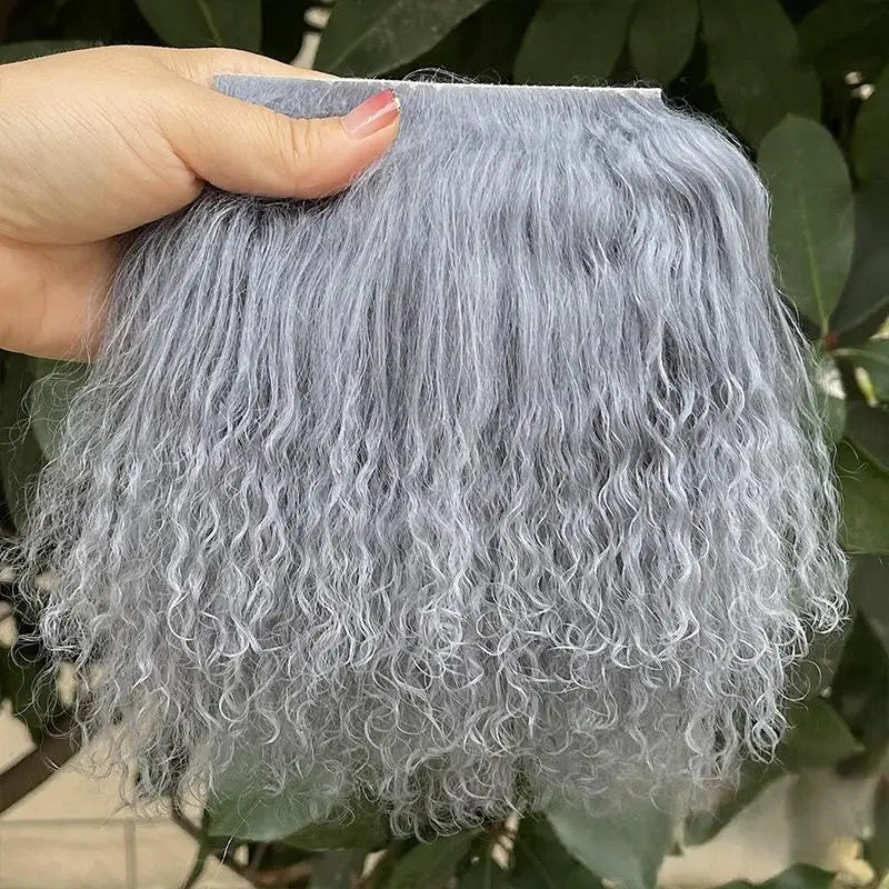 Dolls Accessories Mongolian Fur Sheepskin Wool Extensions Curly Qme A8