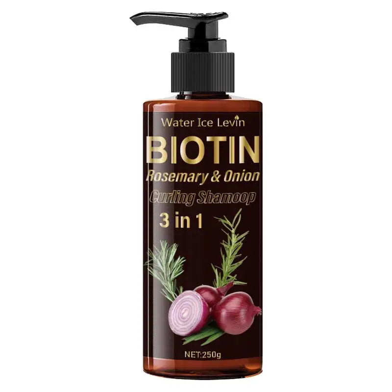 Onion Rosemary Natural Shampoo Moisturize Hair Add Shine Gently Qme Shampoo 250g