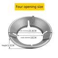 Fireproof Windshield Save Gas Cover Windproof Ring Anti-skid Bracket Thicken Gas Stove Energy-saving Ring Qme 4 Holes