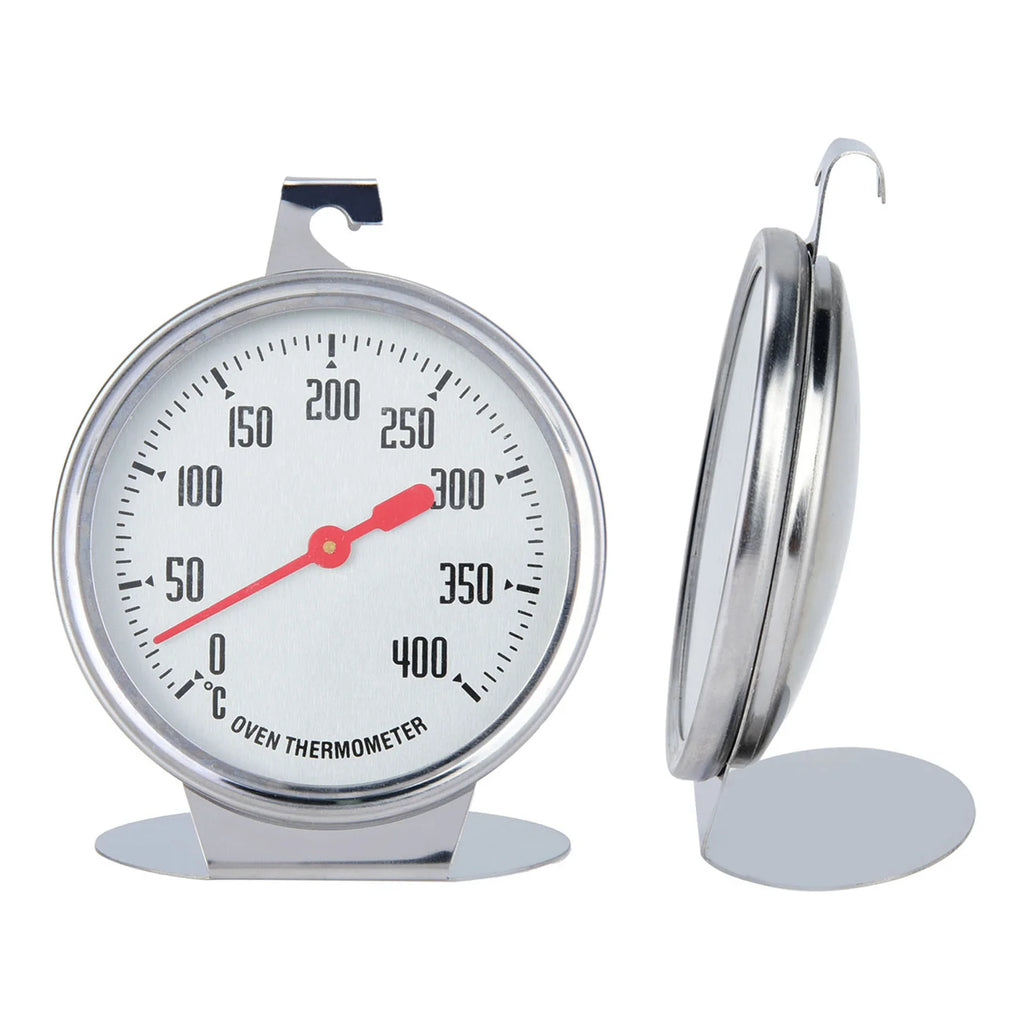 Temperature Gauges 0-400 Degrees Stand Up Oven Thermometer Stainless Steel Large Gage Kitchen Baking Supplies Thermometer Qme