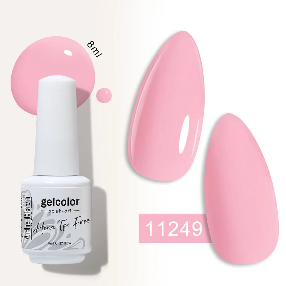 Arte Clavo Semi-permanent Gel Nail Varnish 180 Colors Semipermanent