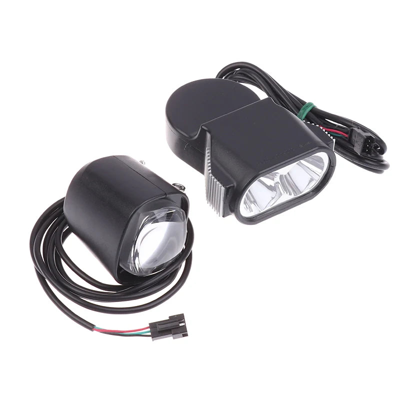 36-72V Electric Bicycle Light Horn 12W LED Scooter Front Waterproof Qme