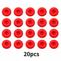 5/10/20/50Pcs Red Glass Glue Tip Protective Cover Dustproof Sealing Saving Cap for Caulking Gun Nozzle Use Qme red 20pcs