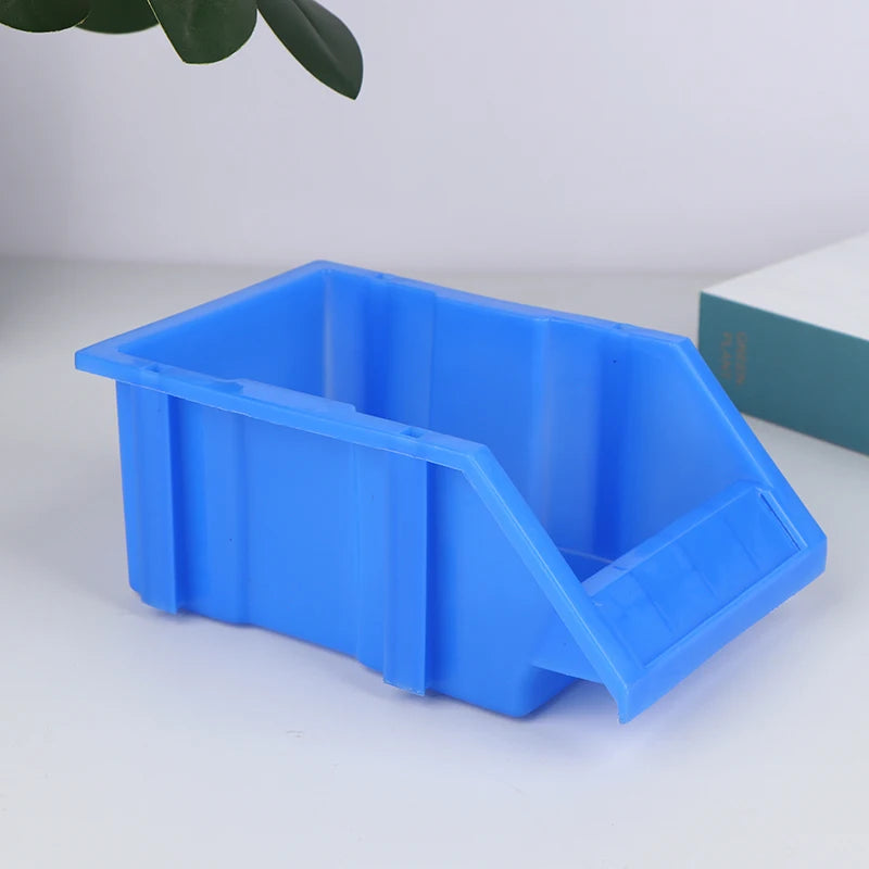 1 2 Stackable Bin Parts Storage Organizer Garage Bins Plastic Screw Qme