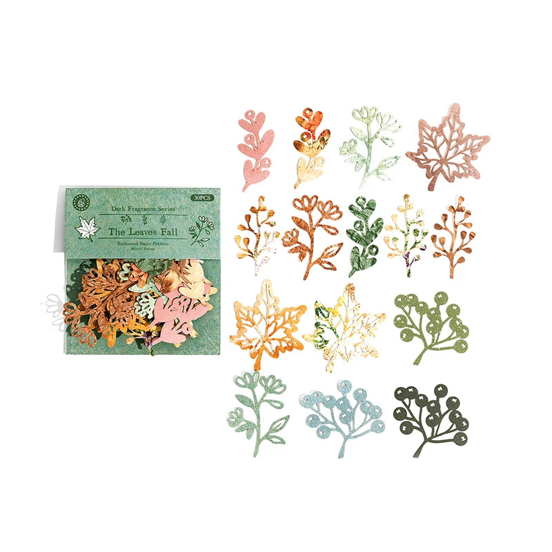 30pcs/pack Decor Scrapbook Hollow lace Materials Paper Combo Kit DIY Junk Journal Collage Photo Album Vintage Stationery Qme E