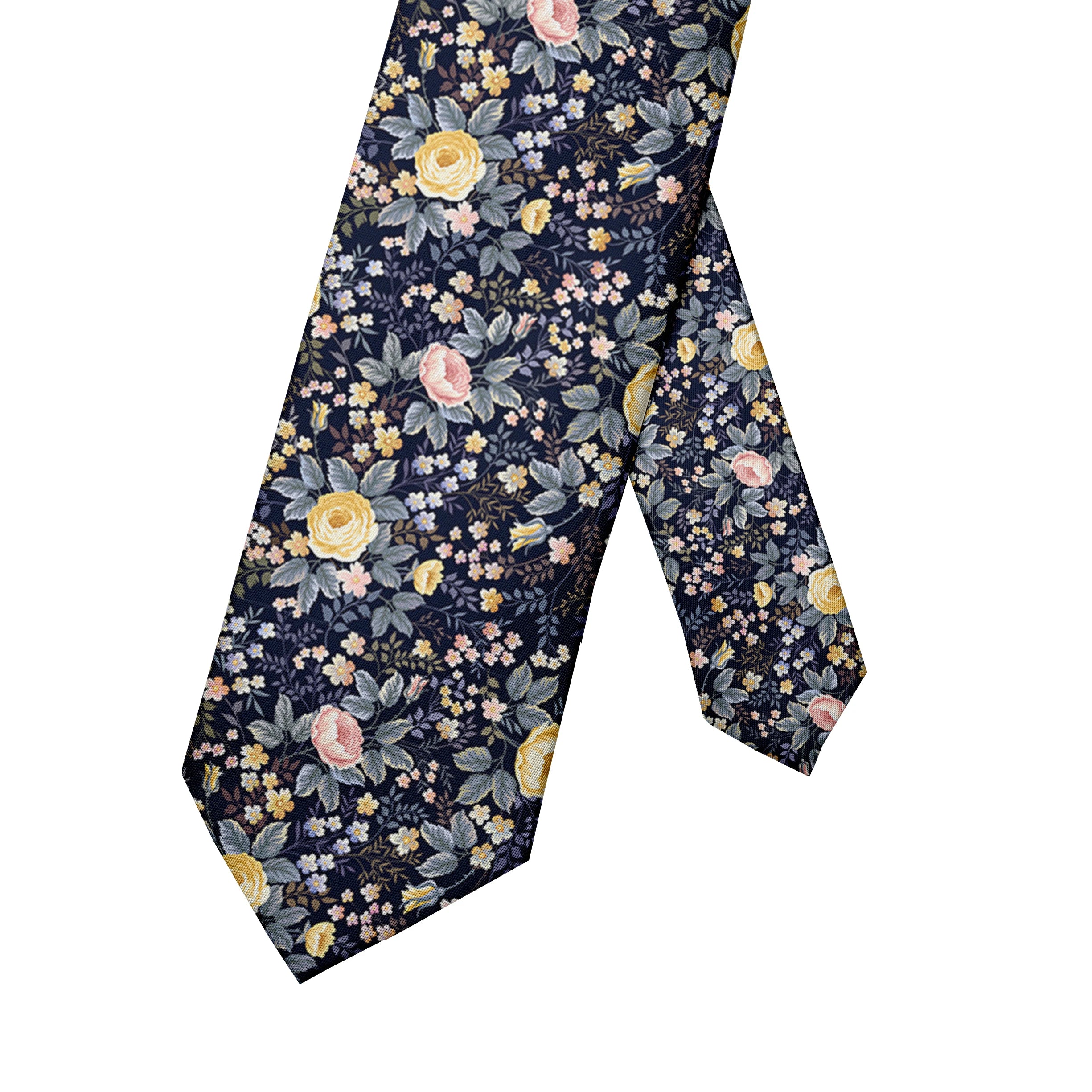 Fashionable Personality Floral Tie Interesting Japanese Men's Qme