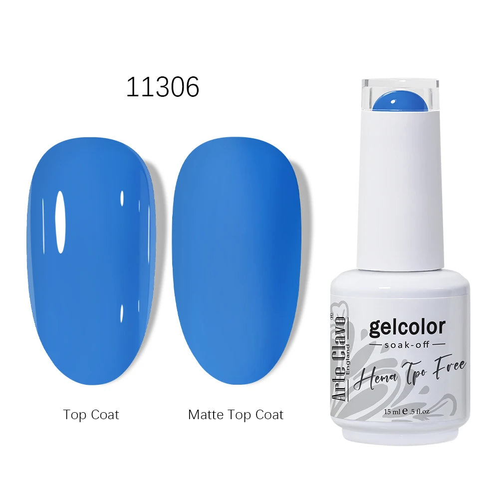 Arte Clavo HEMA TPO Gel Nail Polish Pink Series Semi Permanent Soak