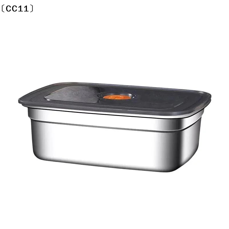 Stainless Steel Camping Lunch Box Sealed Leak-proof Bento Microwave Qme