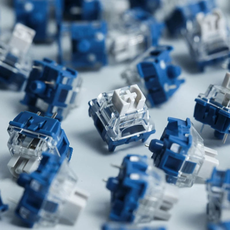TTC Speed Silver V2 Custom Gamer Mechanical Keyboard Linear Switch 45gf 3Pin RGB SMD Hot Swap Switches Miscontact Prevention DIY Qme 10pcs