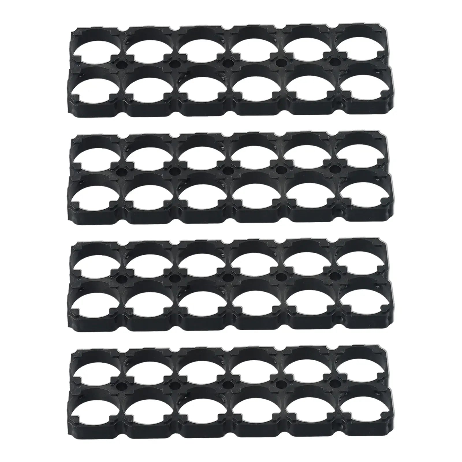 4pcs 2x6 21700 Batteries Battery Fixed Bracket Battery Holder Holding Battery Packs Plastic Frame Bracket Workshop Accsessories Qme