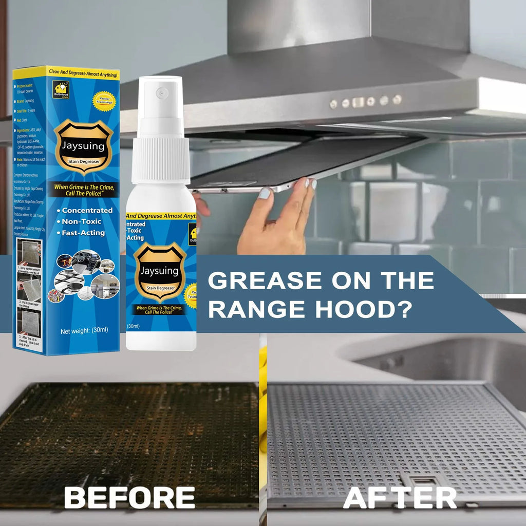 Oil Stain Cleaner Oven Household Grill Grease Detergent Range Hood Cleaning Oil Dirt Removal Anti Rust Kitchen Cleaning Spray Qme