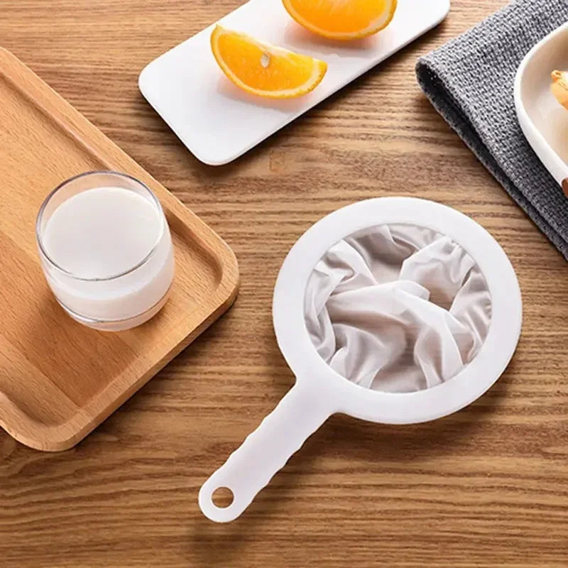 Ultra-fine Soy Milk Filter - Suitable for making smoothies, mixed drinks, juices, soups, sauces, milk, tea, coffee, Qme