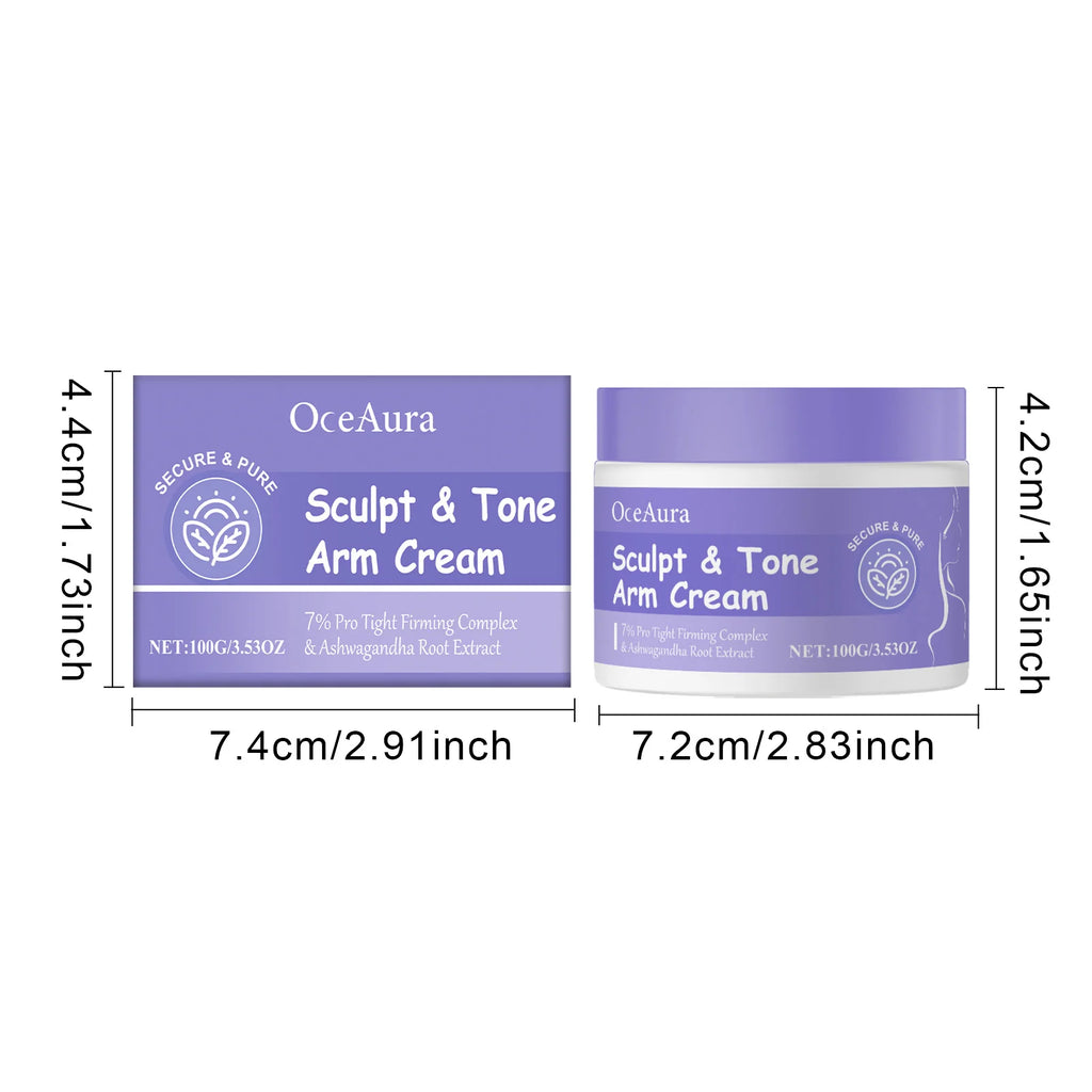 Sculpt & Tone Arm Firming Cream Remove Wrinkles Lifting Skin Anti Sagging Arm Massage Tightening Fast Shipping Body Care Cream Qme