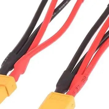 Male Female Cable Dual Extension Y Splitter 3-Way 14AWG Silicone Wire Qme