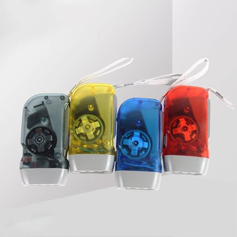 Household Hand-held Self Generating Flashlight Rechargeable Outdoor Qme